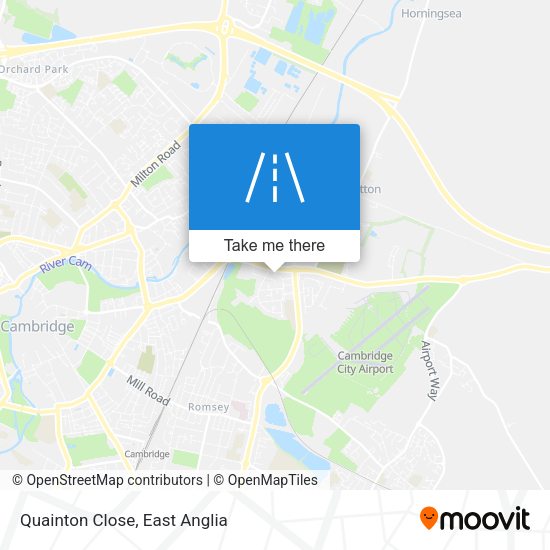 Quainton Close map