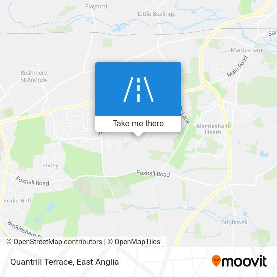 Quantrill Terrace map
