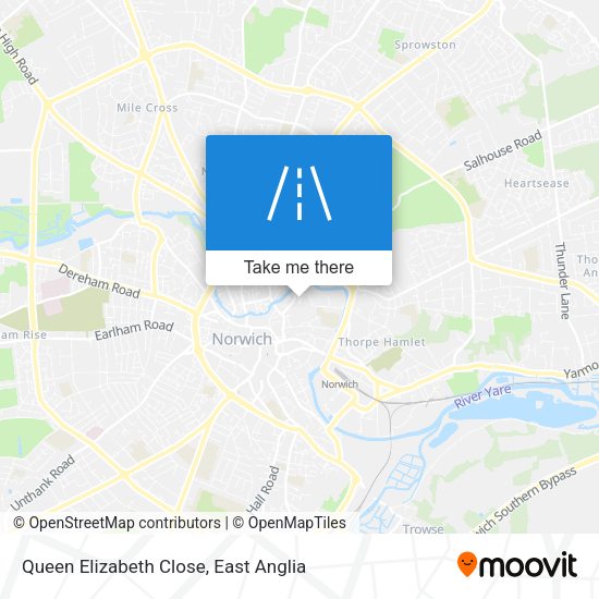 Queen Elizabeth Close map
