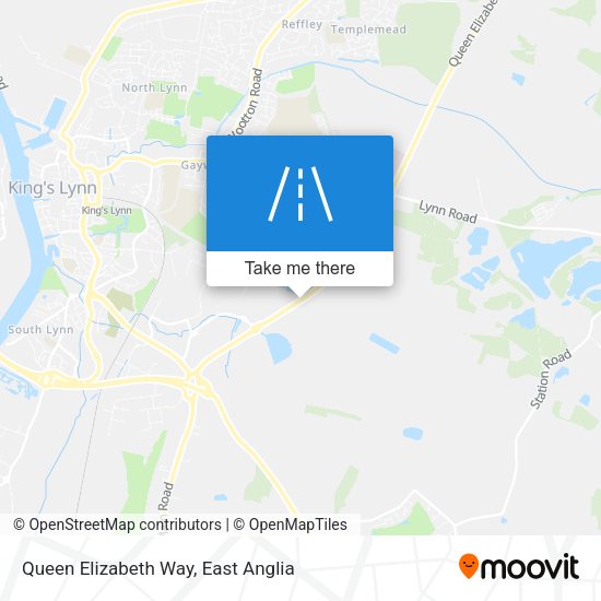 Queen Elizabeth Way map