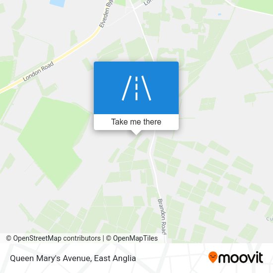 Queen Mary's Avenue map