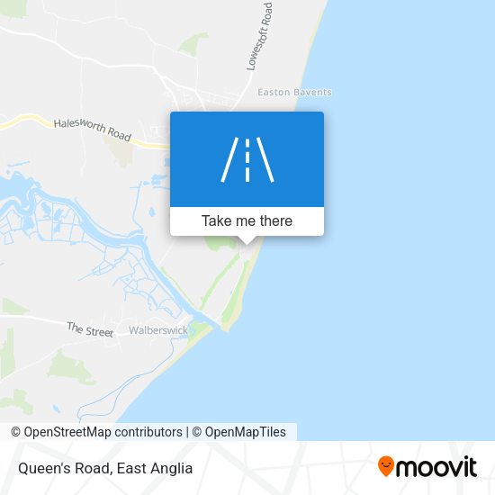 Queen's Road map