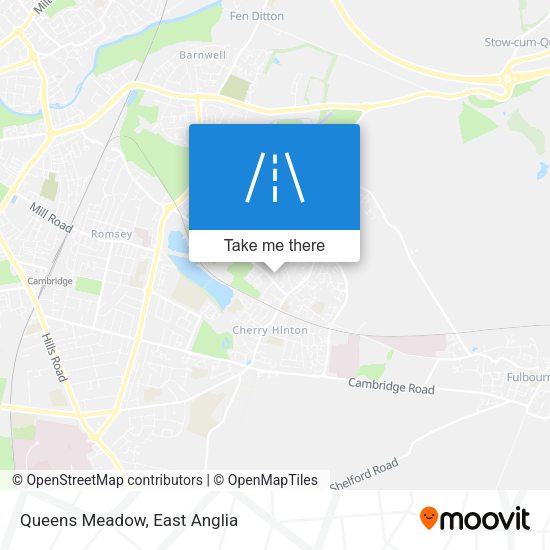 Queens Meadow map