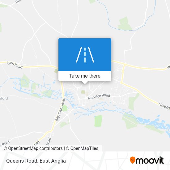 Queens Road map