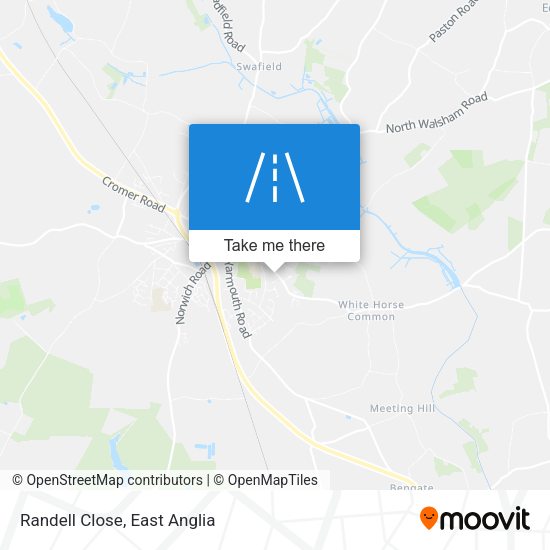 Randell Close map