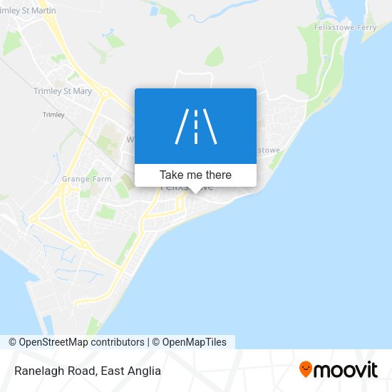 Ranelagh Road map
