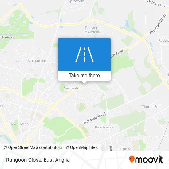 Rangoon Close map