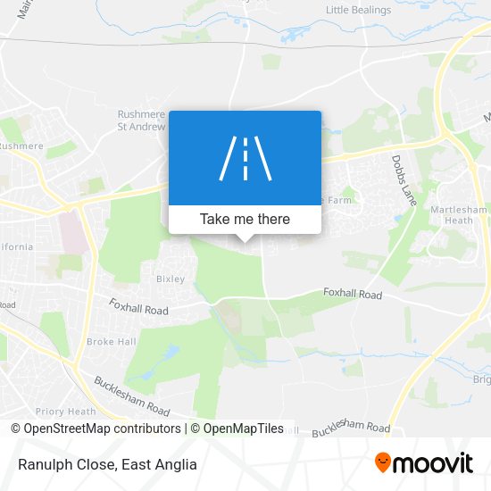 Ranulph Close map