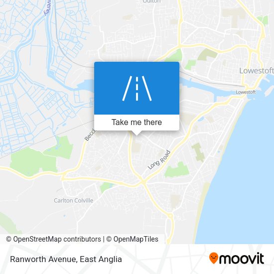 Ranworth Avenue map