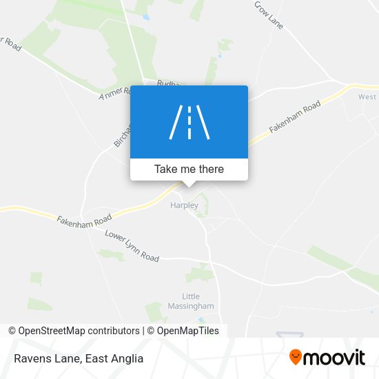 Ravens Lane map