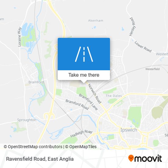 Ravensfield Road map