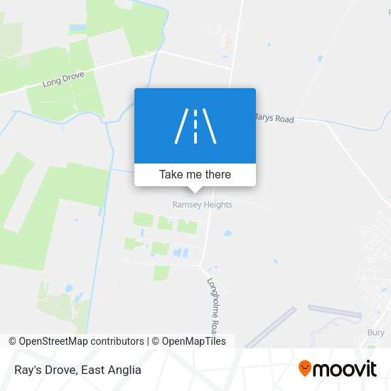 Ray's Drove map