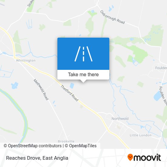 Reaches Drove map