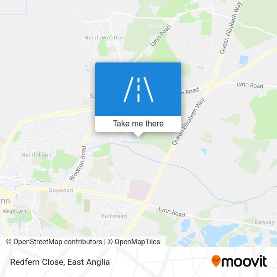 Redfern Close map