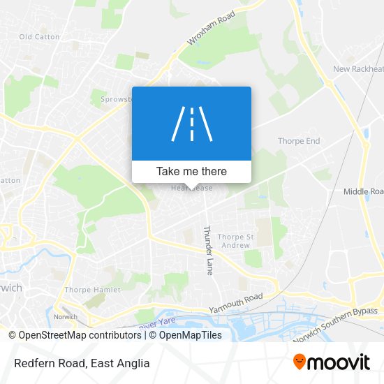 Redfern Road map