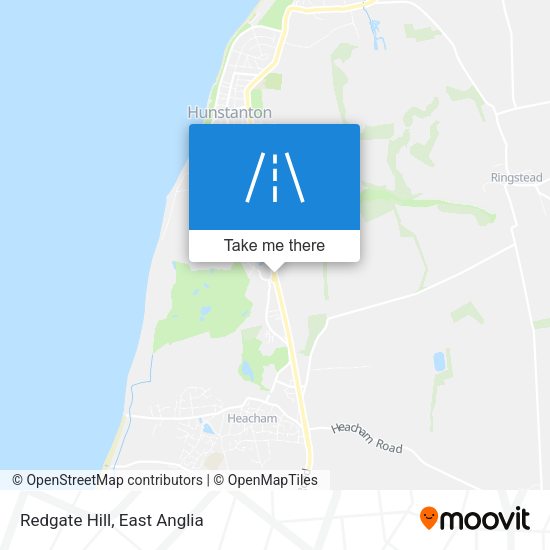 Redgate Hill map
