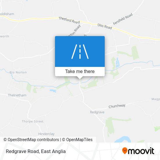 Redgrave Road map