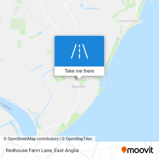 Redhouse Farm Lane map