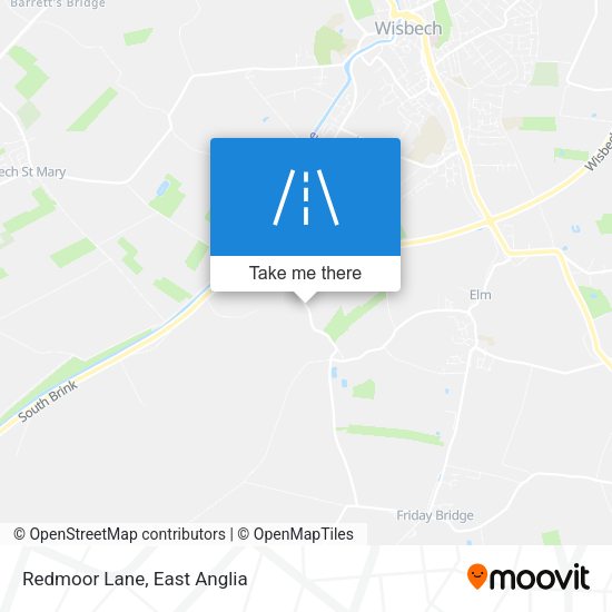 Redmoor Lane map