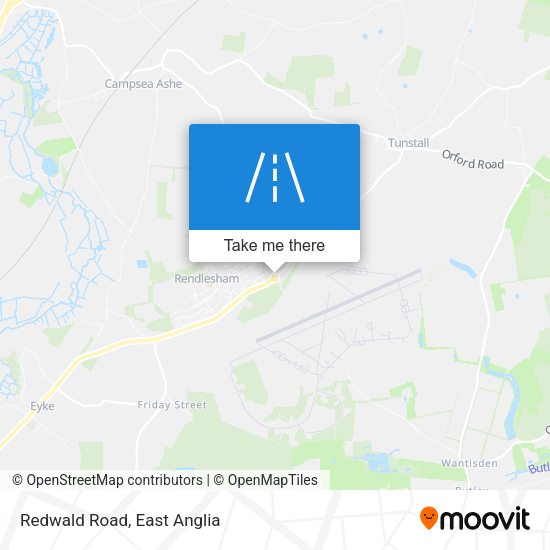 Redwald Road map