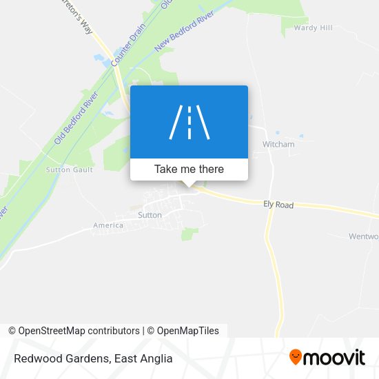 Redwood Gardens map
