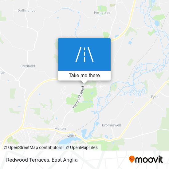 Redwood Terraces map