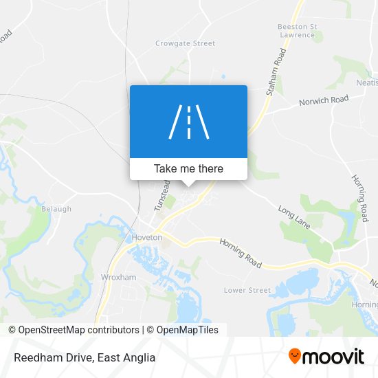 Reedham Drive map