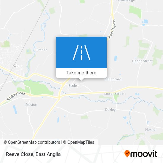 Reeve Close map