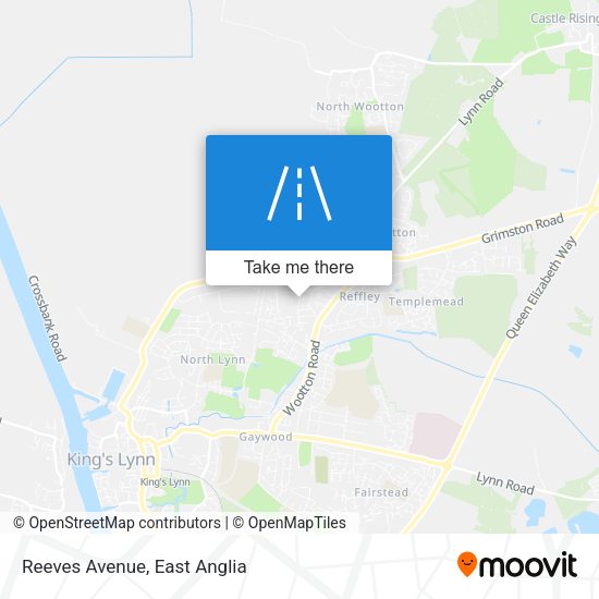 Reeves Avenue map