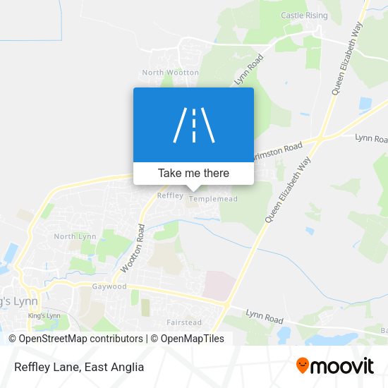 Reffley Lane map