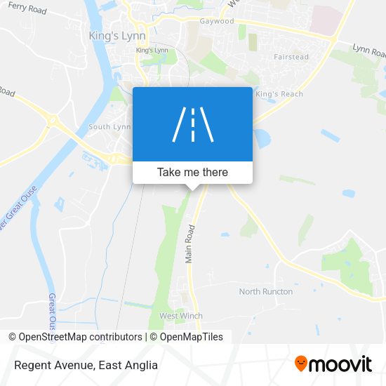 Regent Avenue map