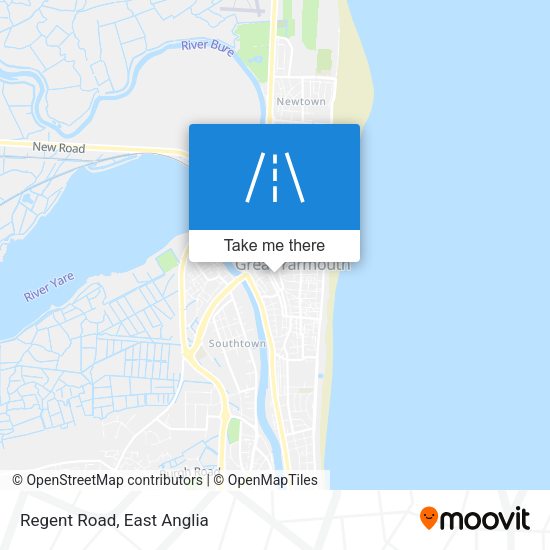Regent Road map