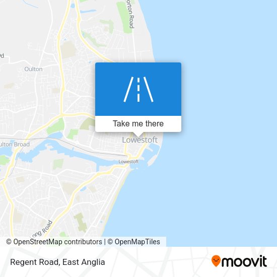 Regent Road map