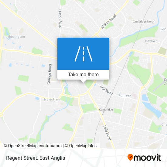Regent Street map