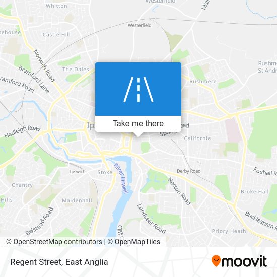 Regent Street map