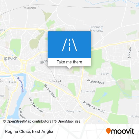 Regina Close map