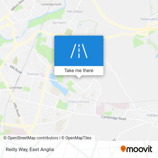 Reilly Way map