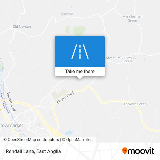 Rendall Lane map