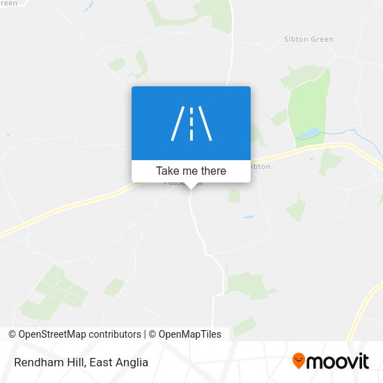 Rendham Hill map