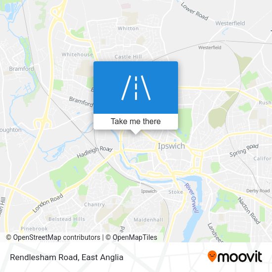 Rendlesham Road map