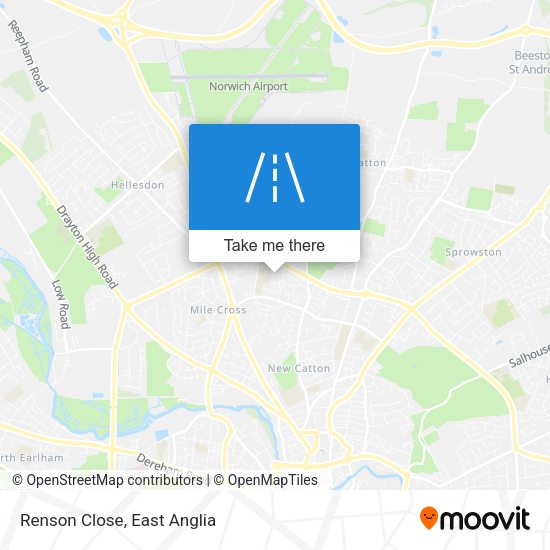 Renson Close map