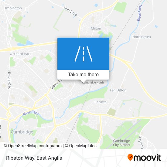 Ribston Way map