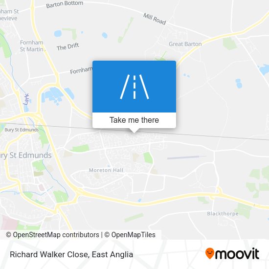 Richard Walker Close map