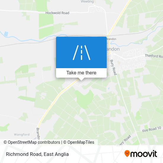 Richmond Road map