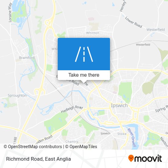 Richmond Road map