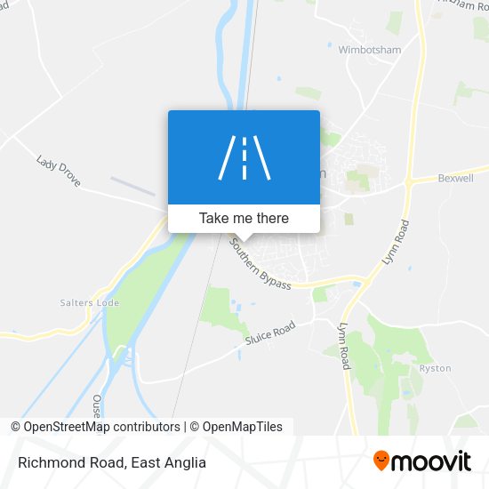 Richmond Road map