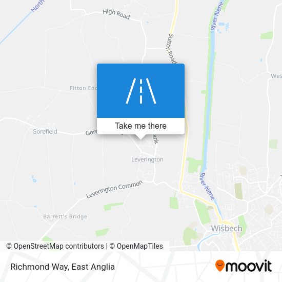 Richmond Way map