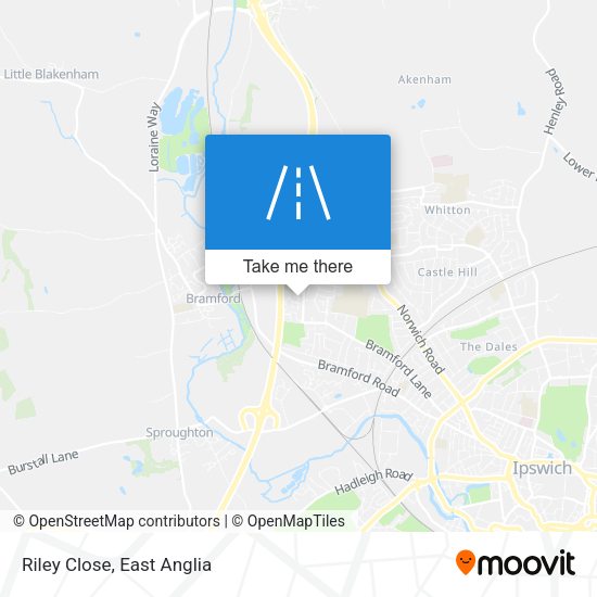 Riley Close map