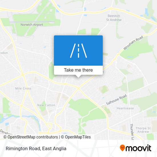 Rimington Road map