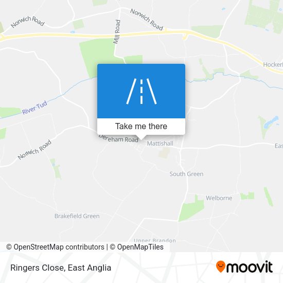 Ringers Close map